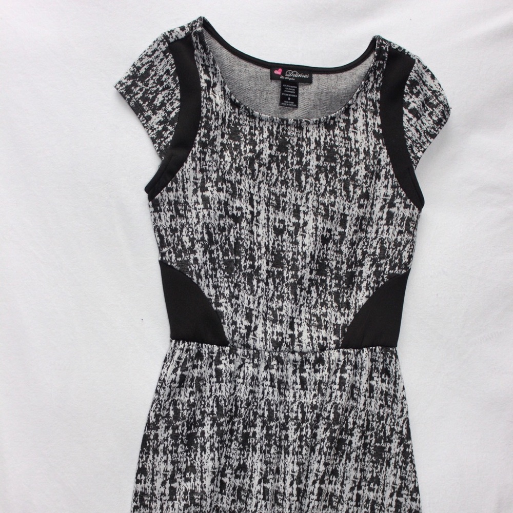 Delirious Los Angeles Black and White Dress